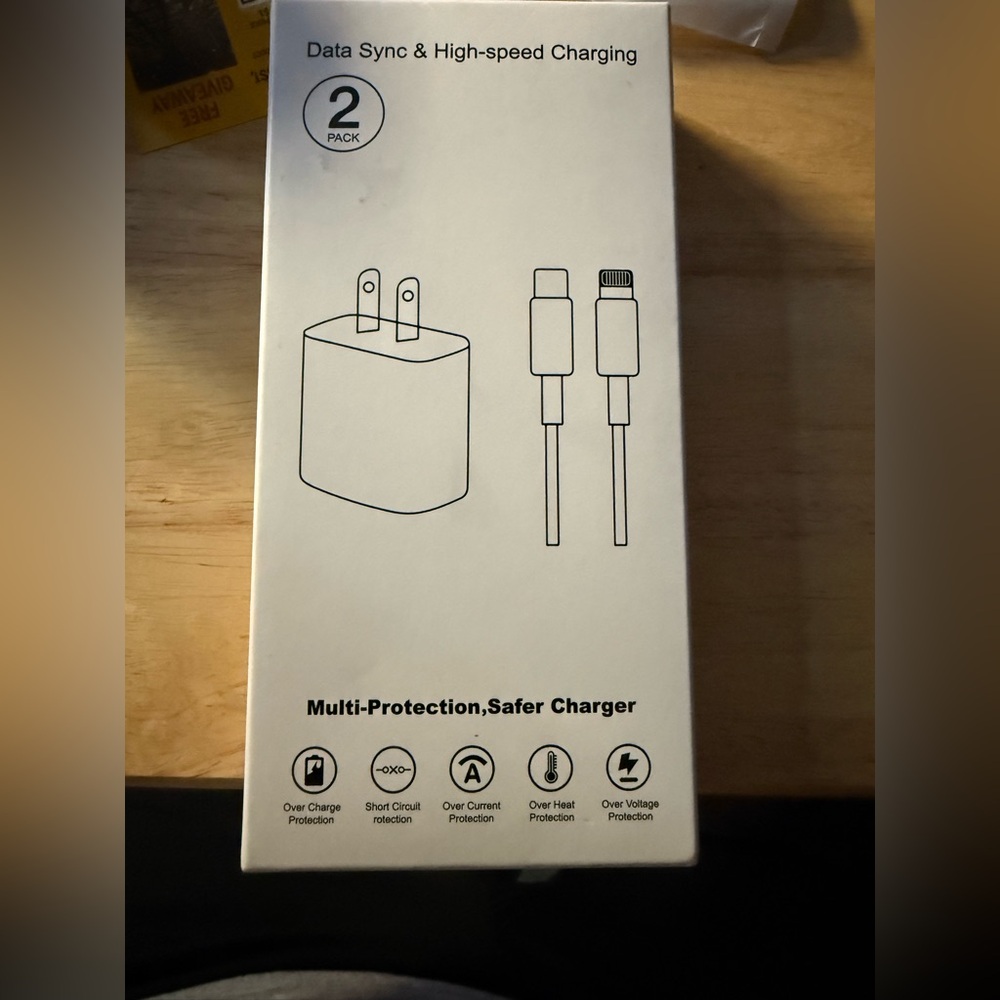 iPhone White Multi-Protection Charger Pack